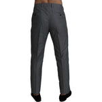 Dolce & Gabbana Gray Formal Dress Trouser Slim Fit Pants PAN71399-54