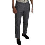 Dolce & Gabbana Gray Formal Dress Trouser Slim Fit Pants PAN71399-54