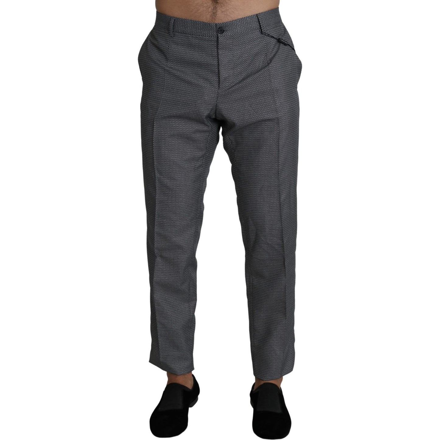 Dolce & Gabbana Gray Formal Dress Trouser Slim Fit Pants PAN71399-54