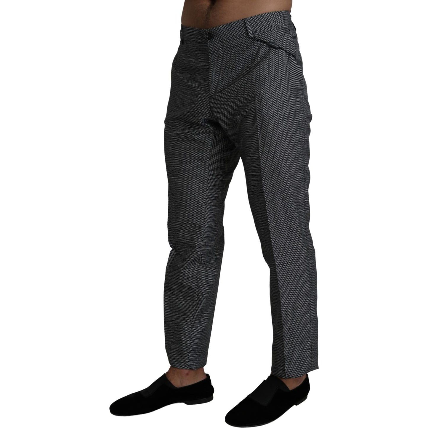 Dolce & Gabbana Gray Formal Dress Trouser Slim Fit Pants PAN71399-54