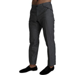 Dolce & Gabbana Gray Formal Dress Trouser Slim Fit Pants PAN71399-54