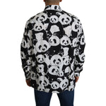 Dolce & Gabbana Black Panda Mens Casual 100% Cotton Shirt TSH5189-37