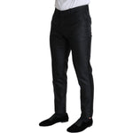 Dolce & Gabbana Black Metallic Skinny Trouser Dress PAN71506-50