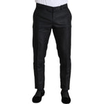 Dolce & Gabbana Black Metallic Skinny Trouser Dress PAN71506-50