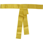 Dolce & Gabbana Yellow Wide Snap Button Closure Silk Belt BEL60846-42