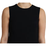Dolce & Gabbana Black Viscose Stretch A-line Shift Mini Dress DR2647-41