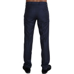 Dolce & Gabbana Navy Blue Dress Formal Men Trouser Pants PAN71503-44