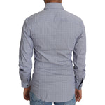 Dolce & Gabbana Gray Dotted Semi Fitted Formal SICILIA Shirt TSH5464-37