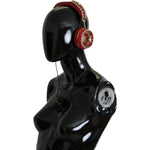 Dolce & Gabbana FRENDS Leather Red Floral Crystal Headset Headphones SMY100162