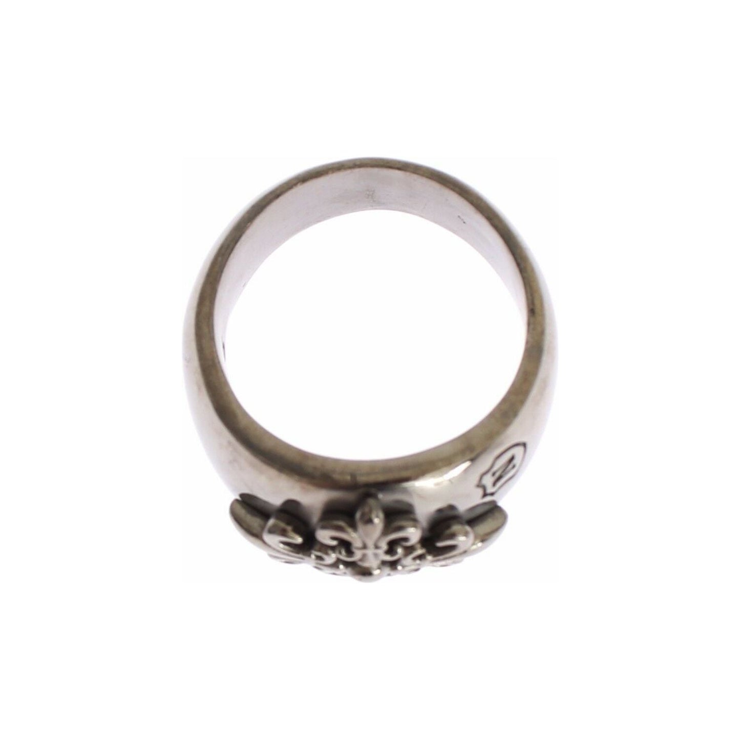 Nialaya Silver 925 Sterling Authentic Crest Ring SIG19117-US12,5