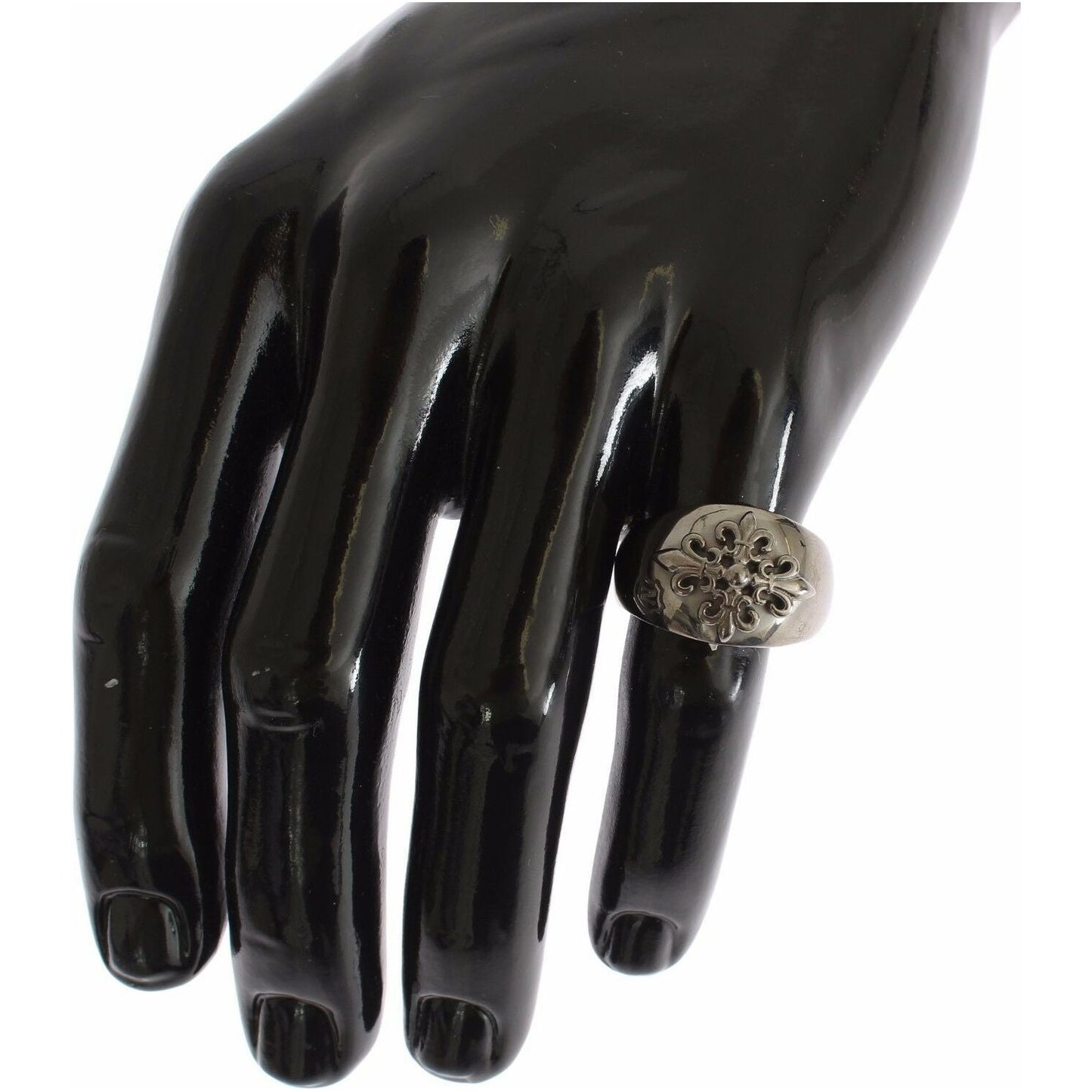 Nialaya Silver 925 Sterling Authentic Crest Ring SIG19117-US12,5