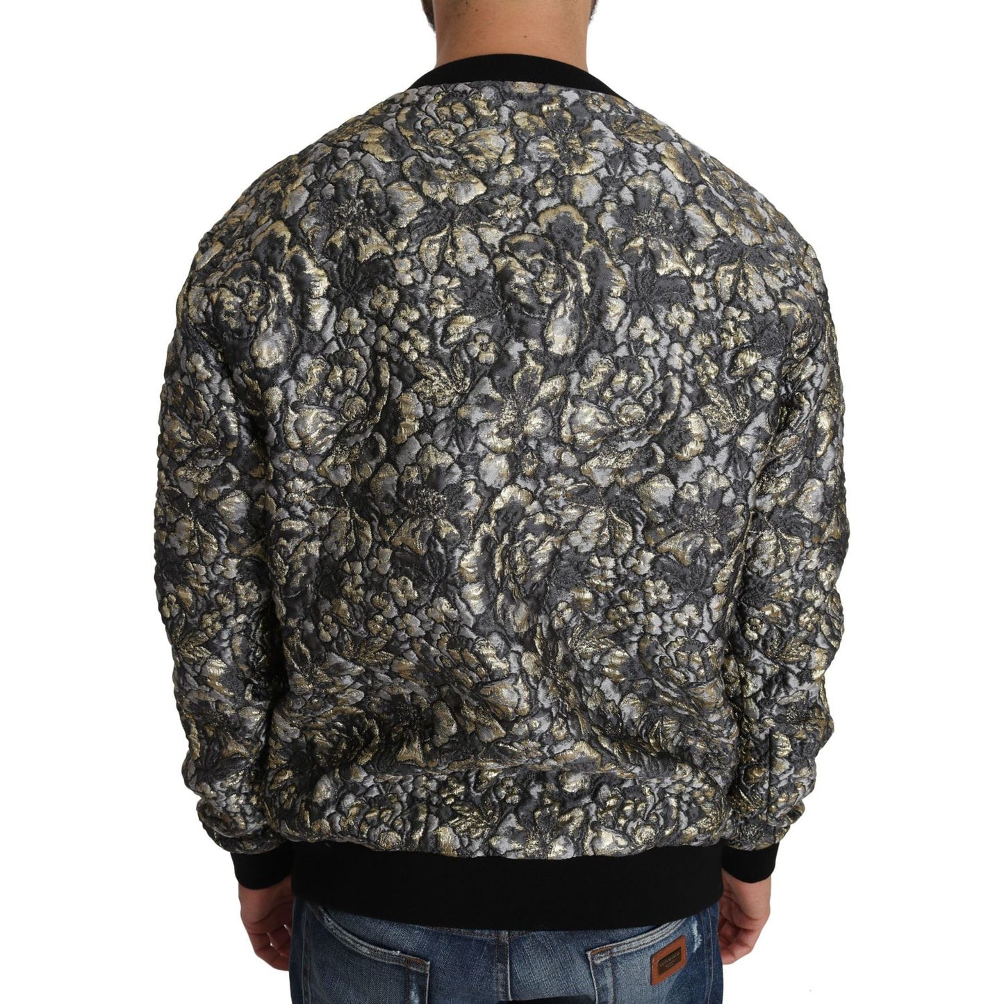 Dolce & Gabbana Multicolor SAMBA Jacquard Palmtree Pullover Sweater TSH2513-46