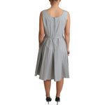 Dolce & Gabbana Gray Polka Dotted Cotton A-Line Dress DR2771-42