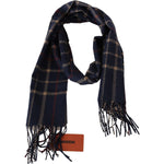 Missoni Black Checkered Unisex Neck Wrap Fringes Scarf MS2123 BG