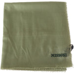 Missoni Green Cashmere Unisex Neck Wrap Scarf MS2082BG