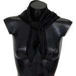 Missoni Black Wool Knit Unisex Neck Wrap Shawl Scarf MS2116BG