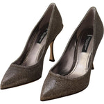 Dolce & Gabbana Dolce & Gabbana Elegant Silver Heels Pumps Classic LA9026-35.5 1728,20% Spandex,35% Polystyrene,67345645728,Dolce & Gabbana,EU35.5/US5,Material: 45% Cotton,New with tags,Pumps - Women - Shoes,Shoes,Silver,Women,Women - Shoes