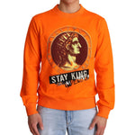 Dolce & Gabbana Orange King Ceasar Cotton Pullover Sweater TSH6390-44