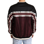 Dolce & Gabbana Black Red Mesh Sport Pullover Crewneck Sweater TSH6395-48