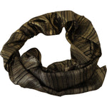 Dolce & Gabbana Metallic Gold Silk Stretch Shawl Wrap Scarf MS2157 BG