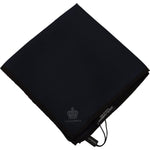 Dolce & Gabbana Black Square Handkerchief 100% Silk Scarf MS2172BG
