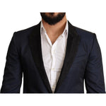 Dolce & Gabbana Blue Wool Slim Fit MARTINI Blazer Jacket JKT2864-48