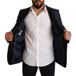 Dolce & Gabbana Blue Wool Slim Fit MARTINI Blazer Jacket JKT2864-48