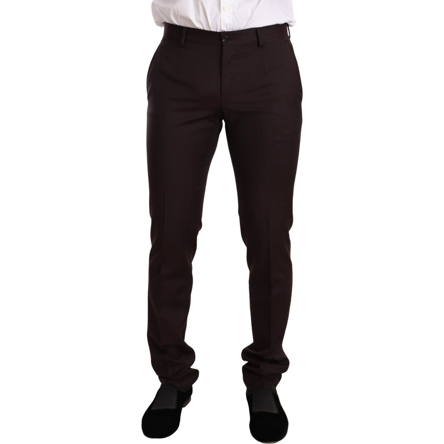 Dolce & Gabbana Bordeaux Wool MARTINI Slim Fit Suit KOS1877-44