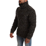 Dolce & Gabbana Gray Wool Blend Turtleneck Pullover Sweater TSH6033 -46