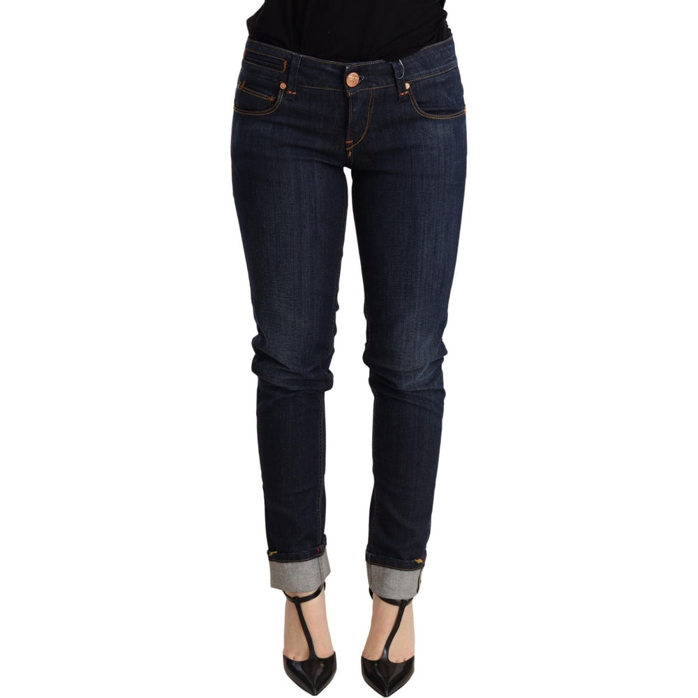 Acht Blue Washed Low Waist Skinny Denim Trouser PAN71239 -26