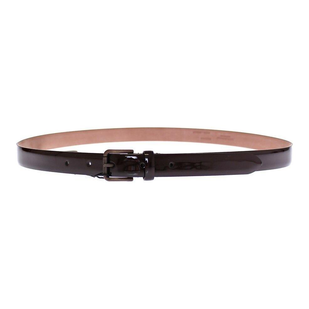 Dolce & Gabbana Brown Leather Logo Belt Cintura Belt GSB10272-75