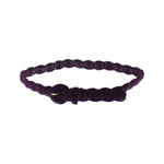 Dolce & Gabbana Purple Cotton Gold Logo Waist Belt GSB10372-70