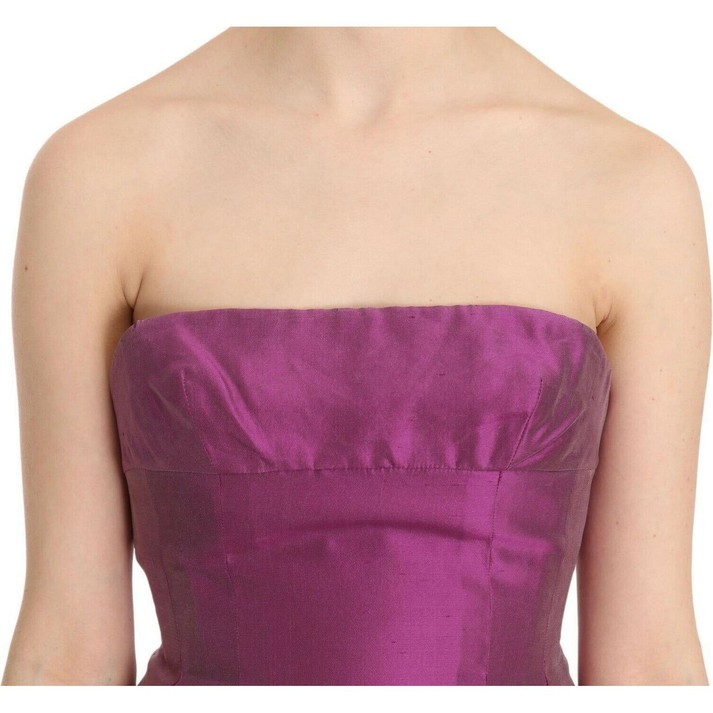Ermanno Scervino Pink Halter Backless Midi Plain Dress TSH3819-40