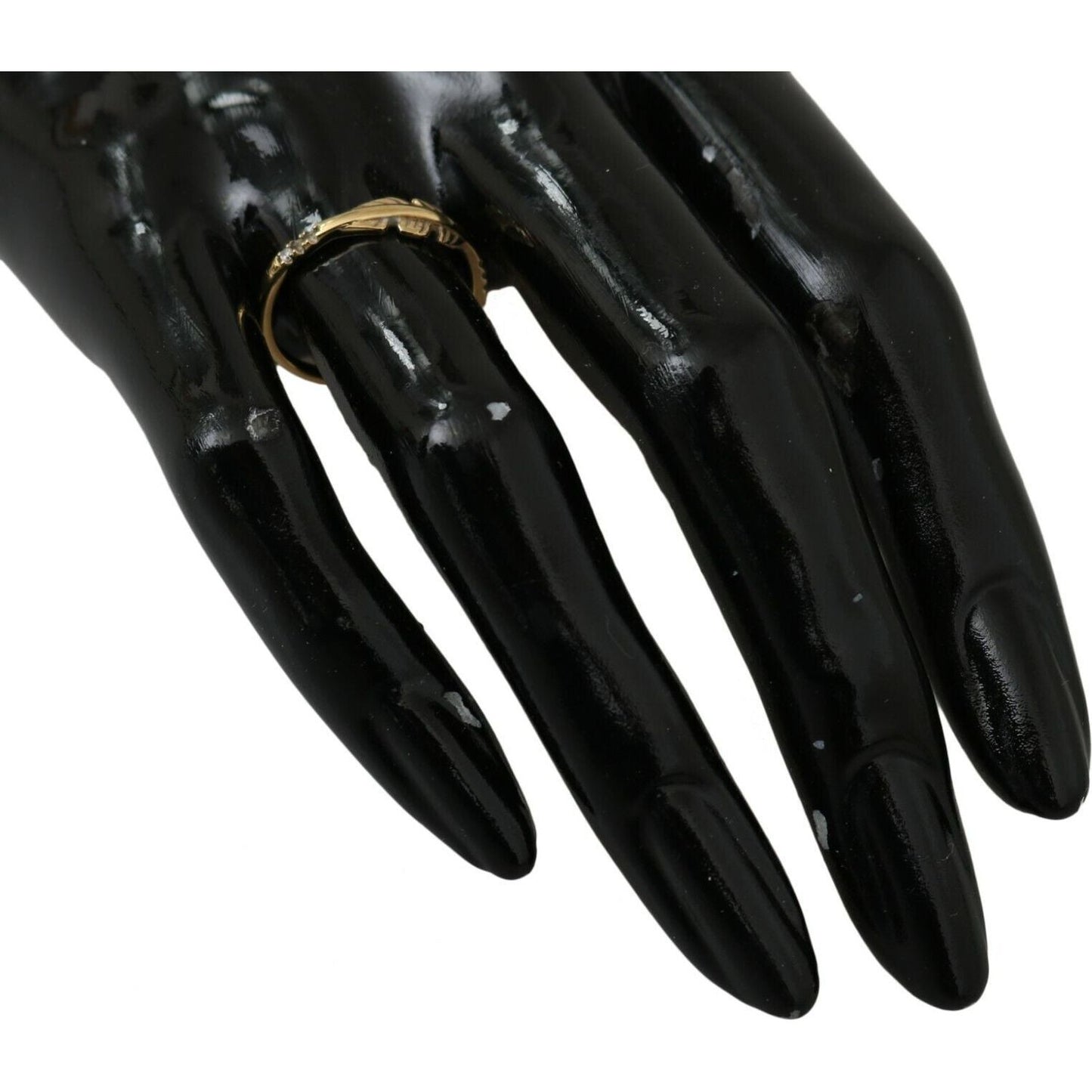 Nialaya Gold Feather Clear CZ 925 Silver Women NY106- 55