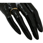 Nialaya Gold Feather Clear CZ 925 Silver Women NY106- 55