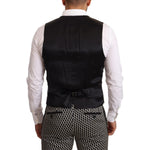 Dolce & Gabbana Black White Check 3 Piece Set MARTINI Suit KOS1856 -48