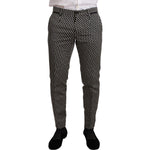 Dolce & Gabbana Black White Check 3 Piece Set MARTINI Suit KOS1856 -48