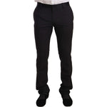 Dolce & Gabbana Blue Velvet Cotton Slim Fit Smoking Suit KOS1904-46