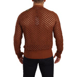 Dolce & Gabbana Brown Leopard Butterfly Cardigan Sweater TSH6647 -52