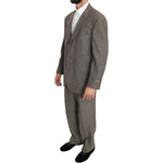 Fendi Brown Wool Regular Single Breasted Suit KOS1399-54