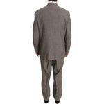 Fendi Brown Wool Regular Single Breasted Suit KOS1399-54