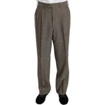 Fendi Brown Wool Regular Single Breasted Suit KOS1399-54