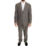 Fendi Brown Wool Regular Single Breasted Suit KOS1399-54