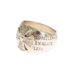 Nialaya Silver Cross Womens 925 Sterling Ring SIG19082- US5