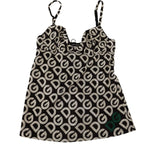 Dolce & Gabbana Black White Logo Print Camisole Top Underwear BIK1524-1