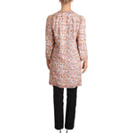 Dolce & Gabbana Multicolor Floral Print Silk Trench Coat Jacket JKT3042-40