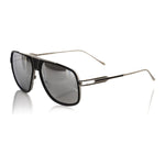 Frankie Morello Black Metallic Men Sunglasses FR-22127