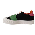 GCDS Multicolor Suede Low Top Lace Up Women Sneakers Shoes LA9543 - 38