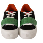 GCDS Multicolor Suede Low Top Lace Up Women Sneakers Shoes LA9543 - 38