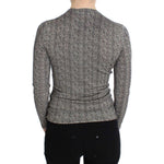 Dolce & Gabbana Black White Wool Top Cardigan Sweater SIG20568-2